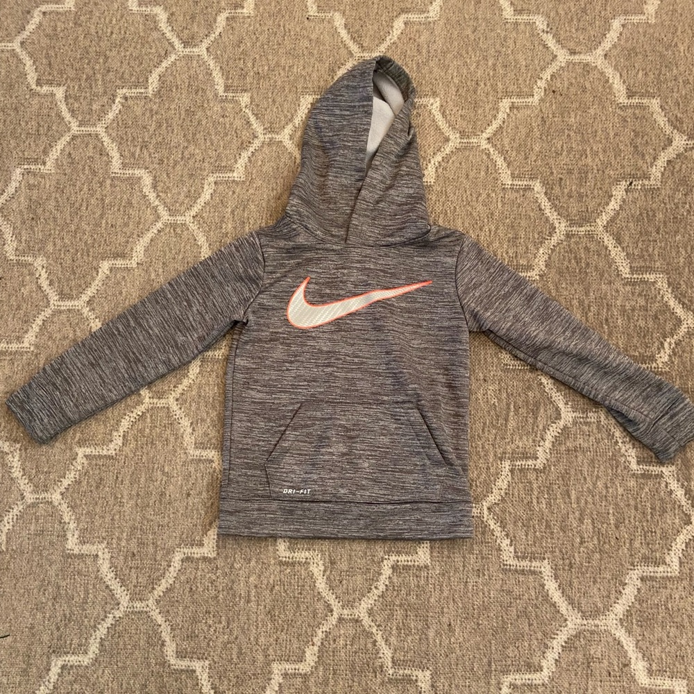 Nike YS Dri-fit Hoodie - gray